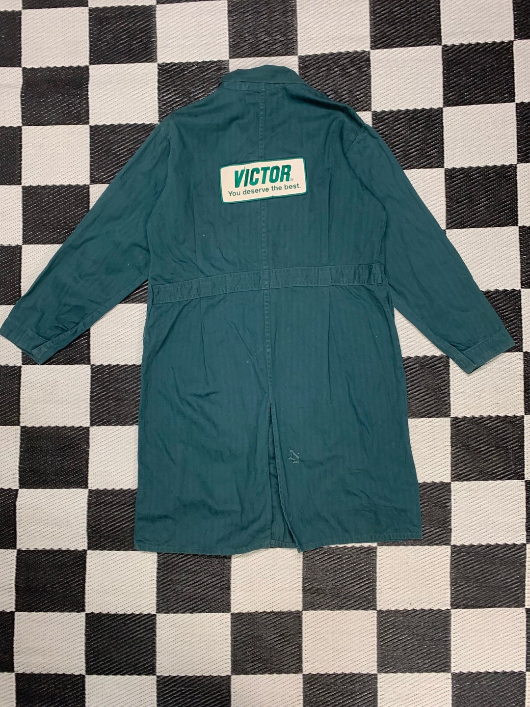 Vintage Work Jacket / Uniform Work Overcoat / Victor You