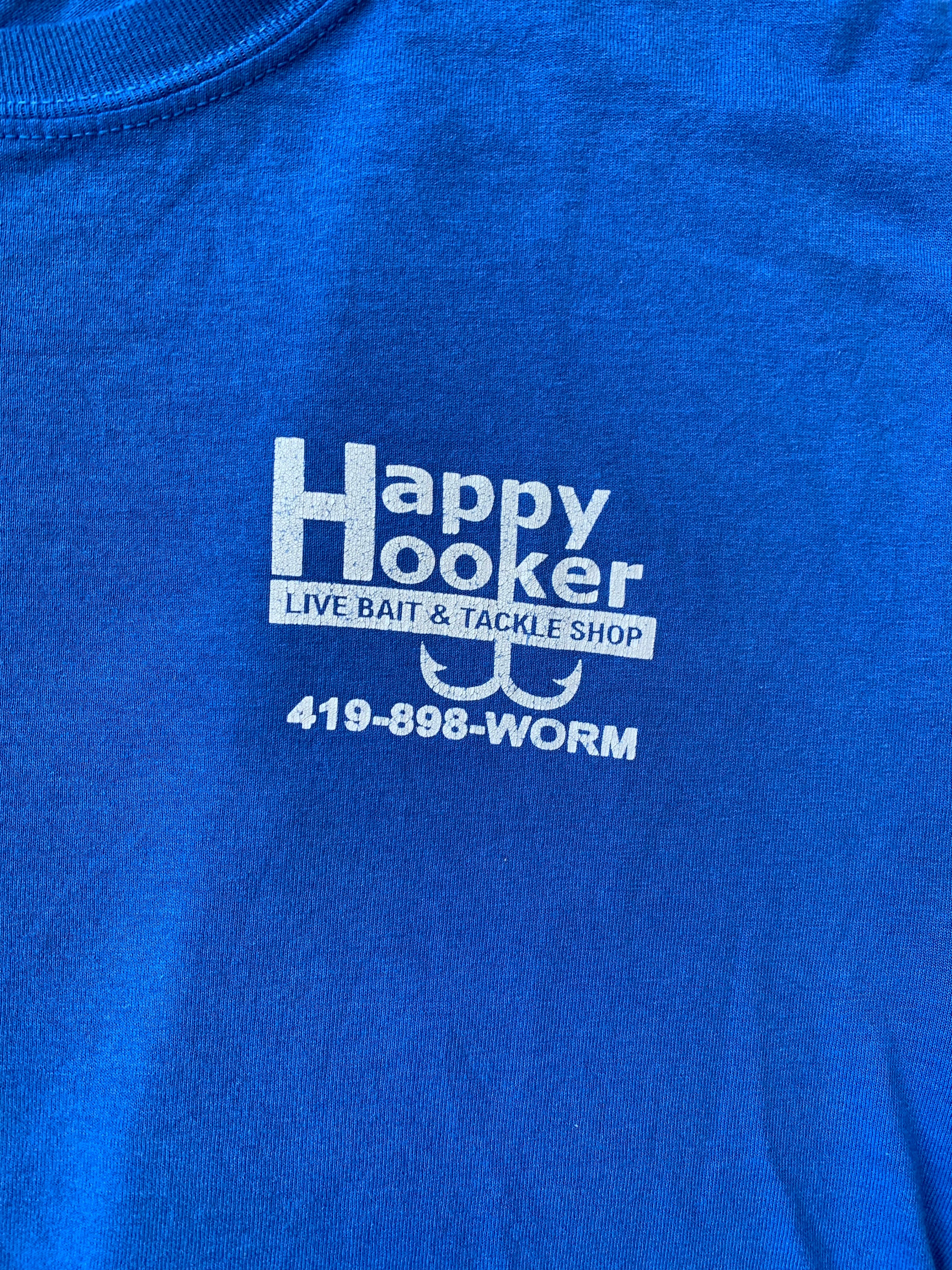 Happy Hooker Live Bait & Tackle Shop / Vintage Advertising T Shirt / Lake  Erie Ohio T Shirt / Vintage Fishing T Shirt -  Canada
