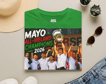 Mayo All-Ireland Champions 2026 T-Shirt | GAA Football Celebration