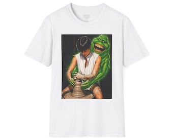 Ghost Slimer Pottery Scene T-Shirt | Movie Parody Tee