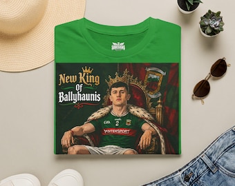 New King of Ballyhaunis T-Shirt | Gaelic Football Champion Portrait