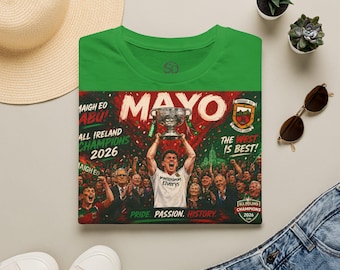 Mayo GAA All Ireland Champions 2026 T-Shirt | Gaelic Football County Pride