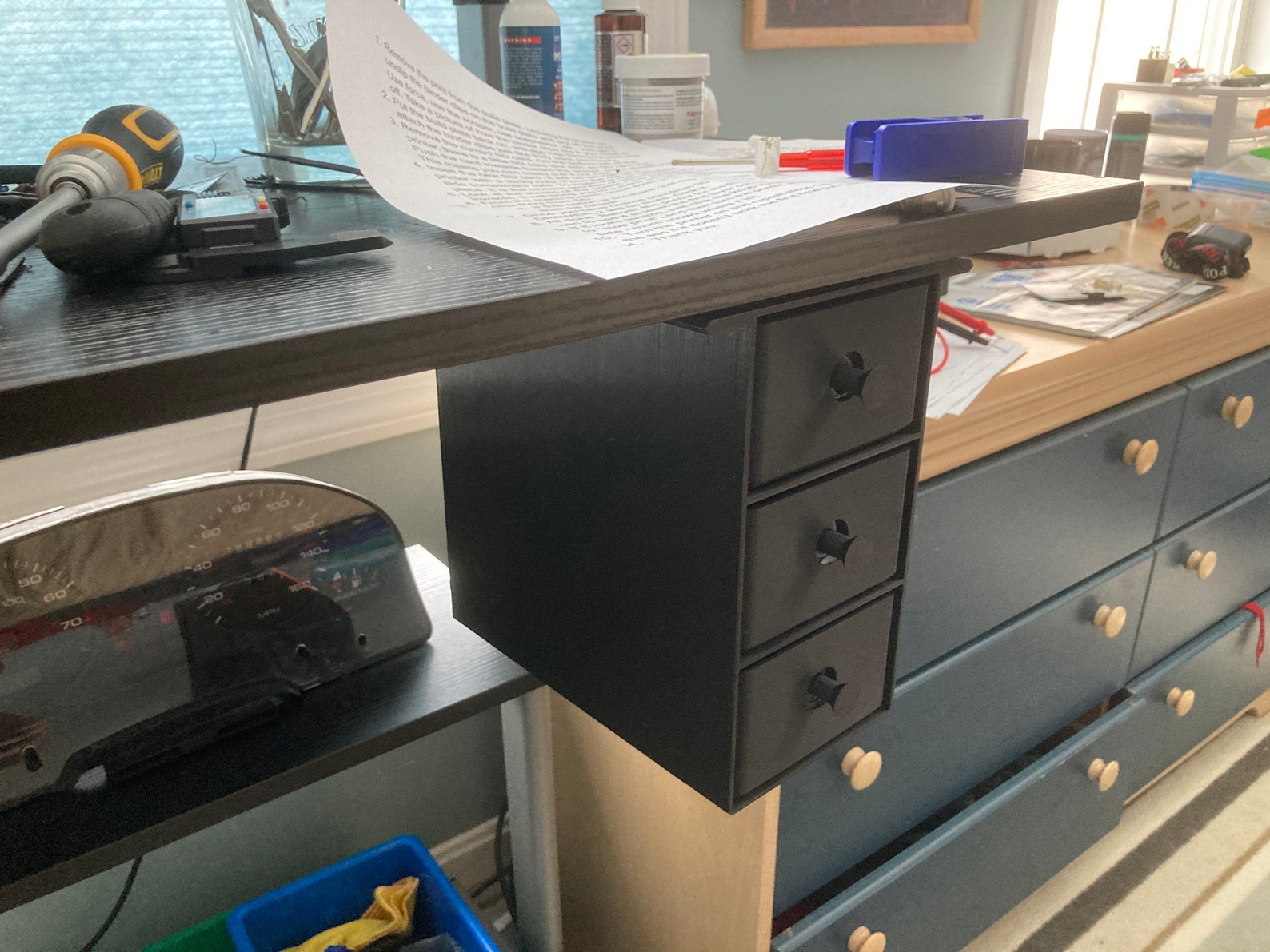 Undermount Storage Desk Drawer Stackable Customized Etsy