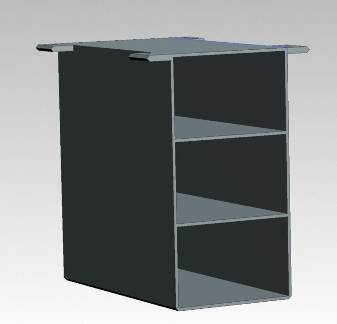 Undermount Storage Desk Drawer Stackable Customized Etsy