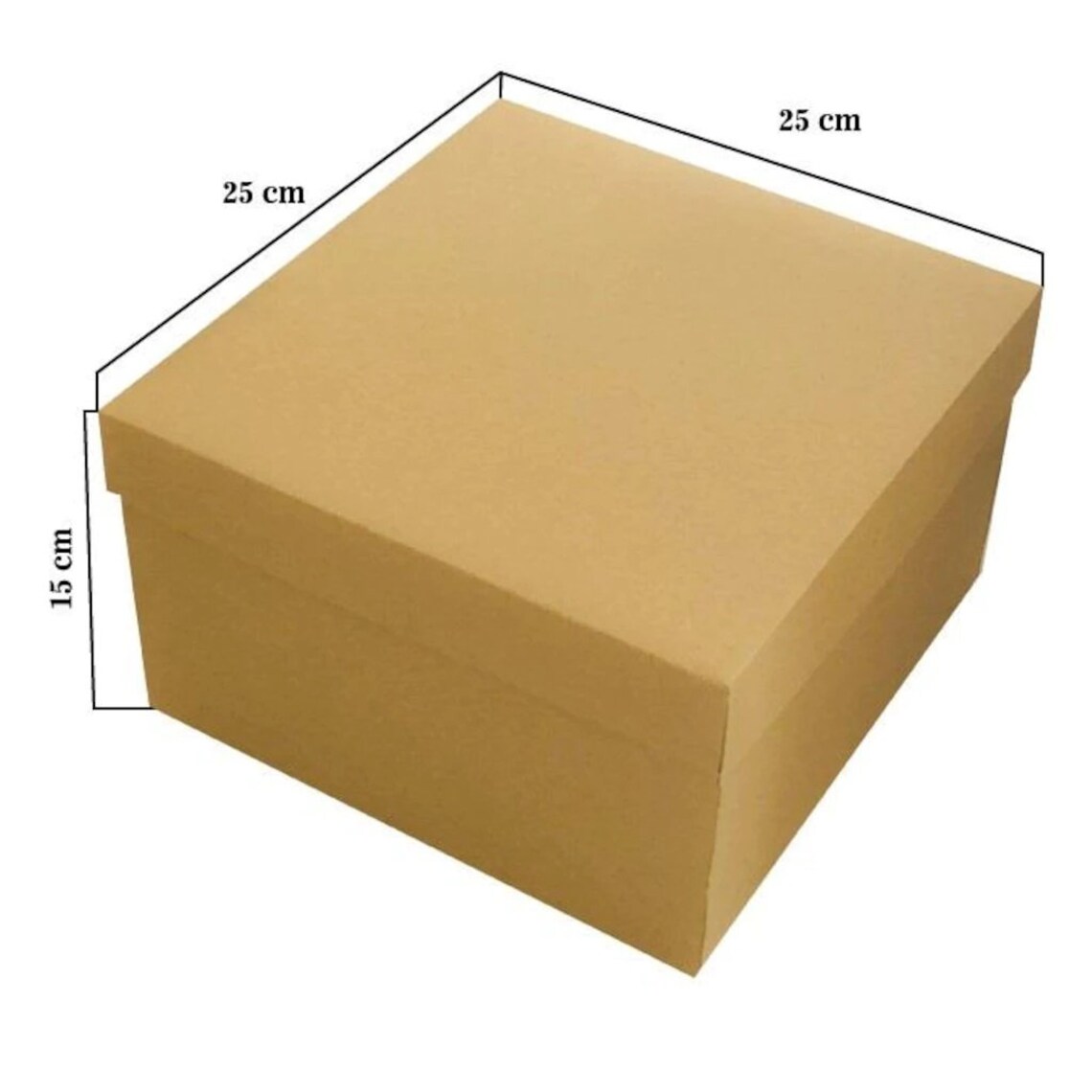 10x10x6 inch Cardboard Gift wrapping Boxes with lids for Etsy