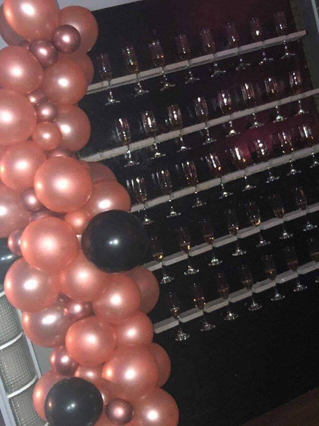 1 shelf/ champagne wall shelf/ champagne wall/ mimosa wall/ Etsy