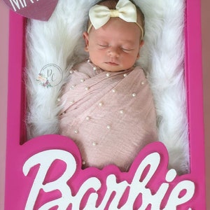 Box baby doll photocall barbie personnalisable – Ballons Confettis Box