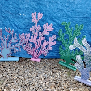 coral/mermaid party/ ocean theme/ party decor