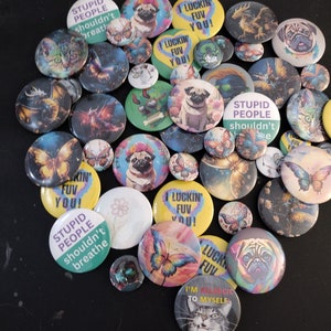 You must have heard the Pins drop! Here they are, a new product from us for you. Fantastic pins to show off your style! New stickers too!