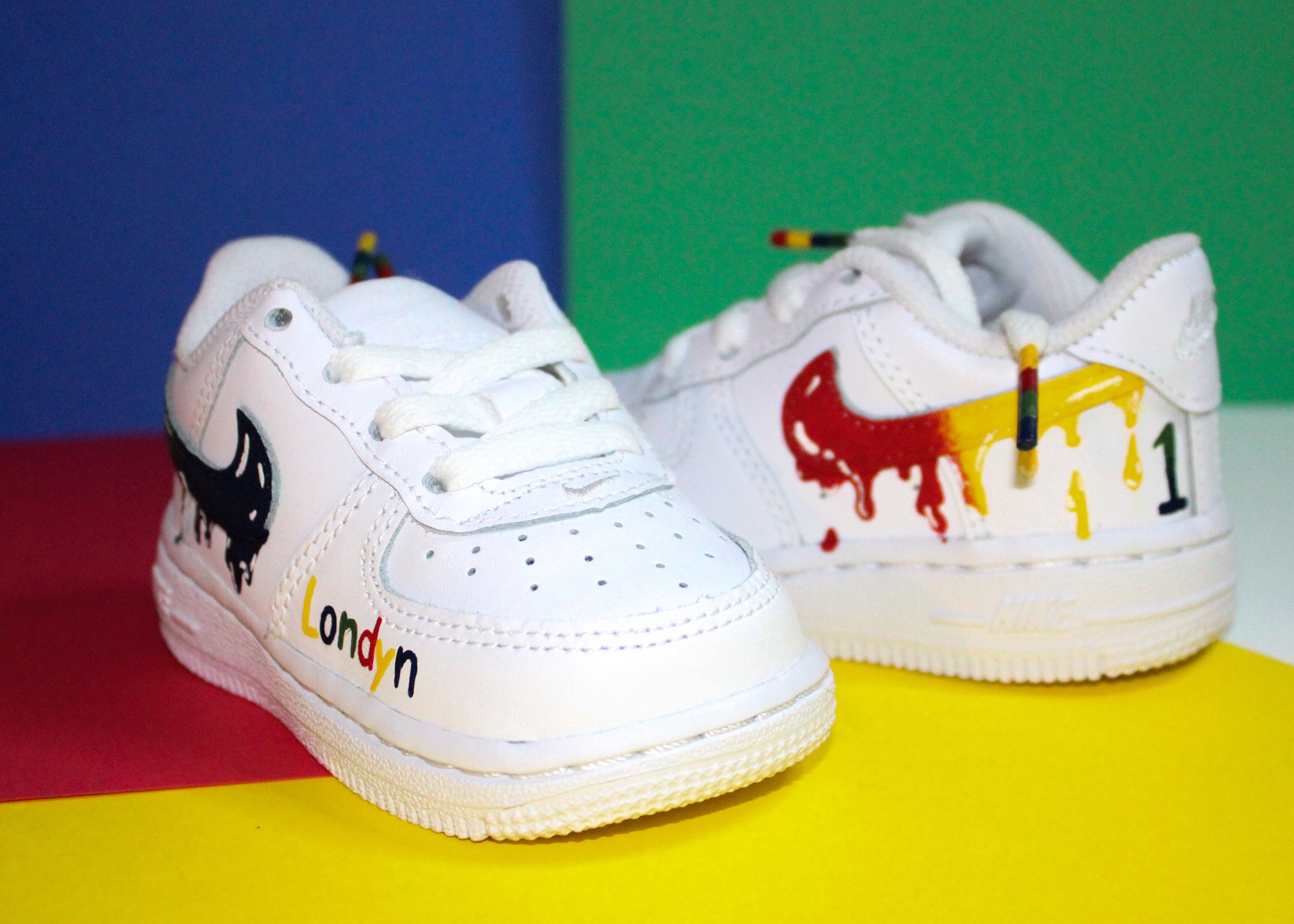 UNO Air Force Ones Custom Air Force Ones UNO Birthday Shoes | Etsy