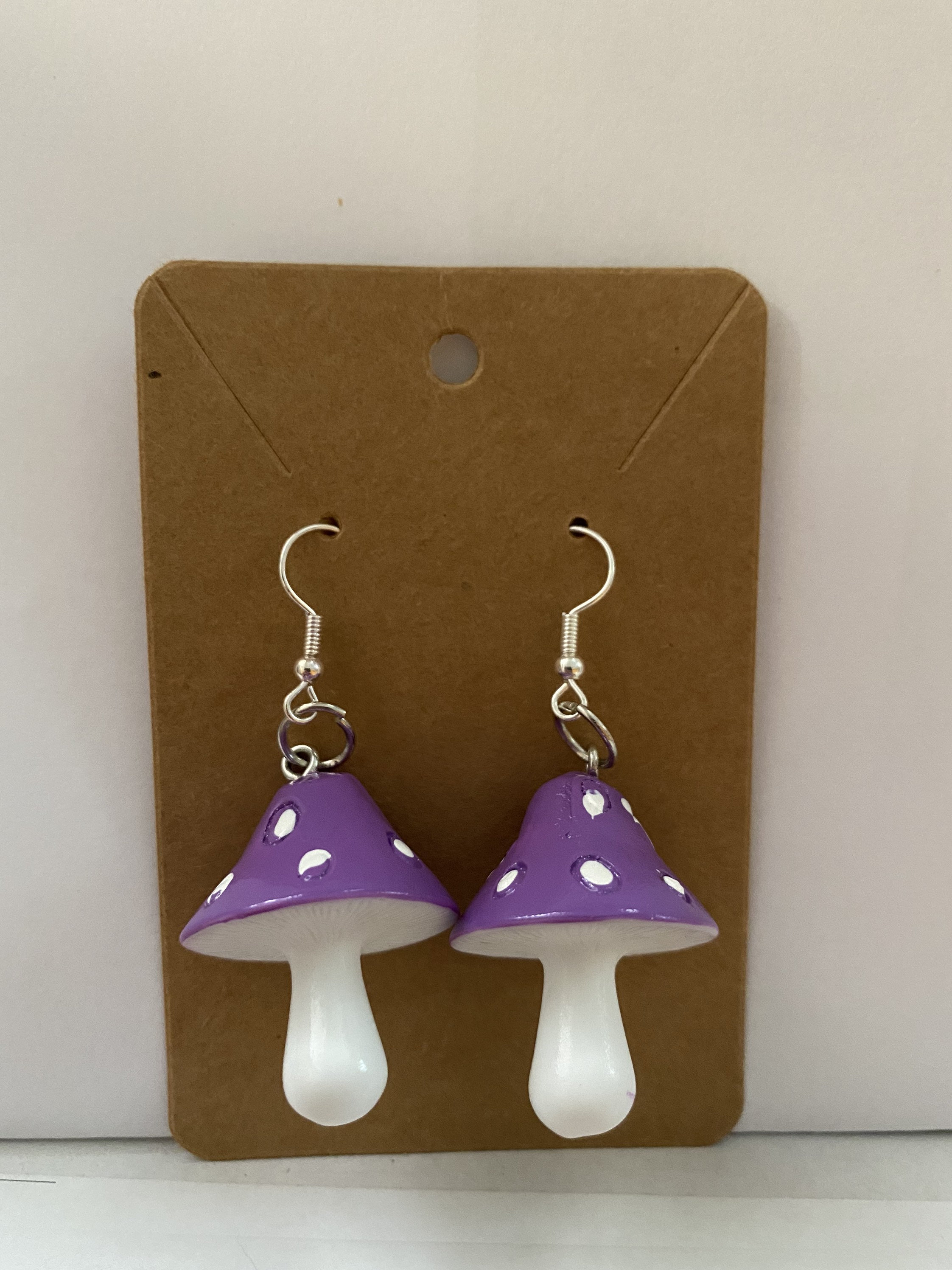 Mushroom Earrings Etsy