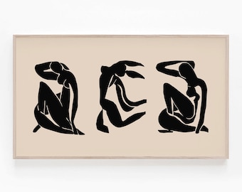 Samsung Frame TV Art Matisse Woman, Abstract Figure Art, Samsung Frame TV Art Modern Art, Henri Matisse Cut Outs, 4k Art, Digital Download