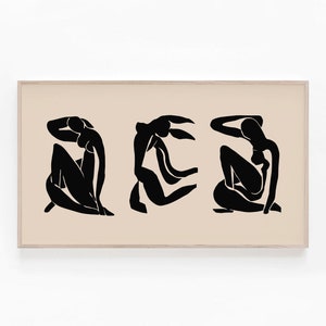 Samsung Frame TV Art Matisse Woman, Abstract Figure Art, Samsung Frame TV Art Modern Art, Henri Matisse Cut Outs, 4k Art, Digital Download