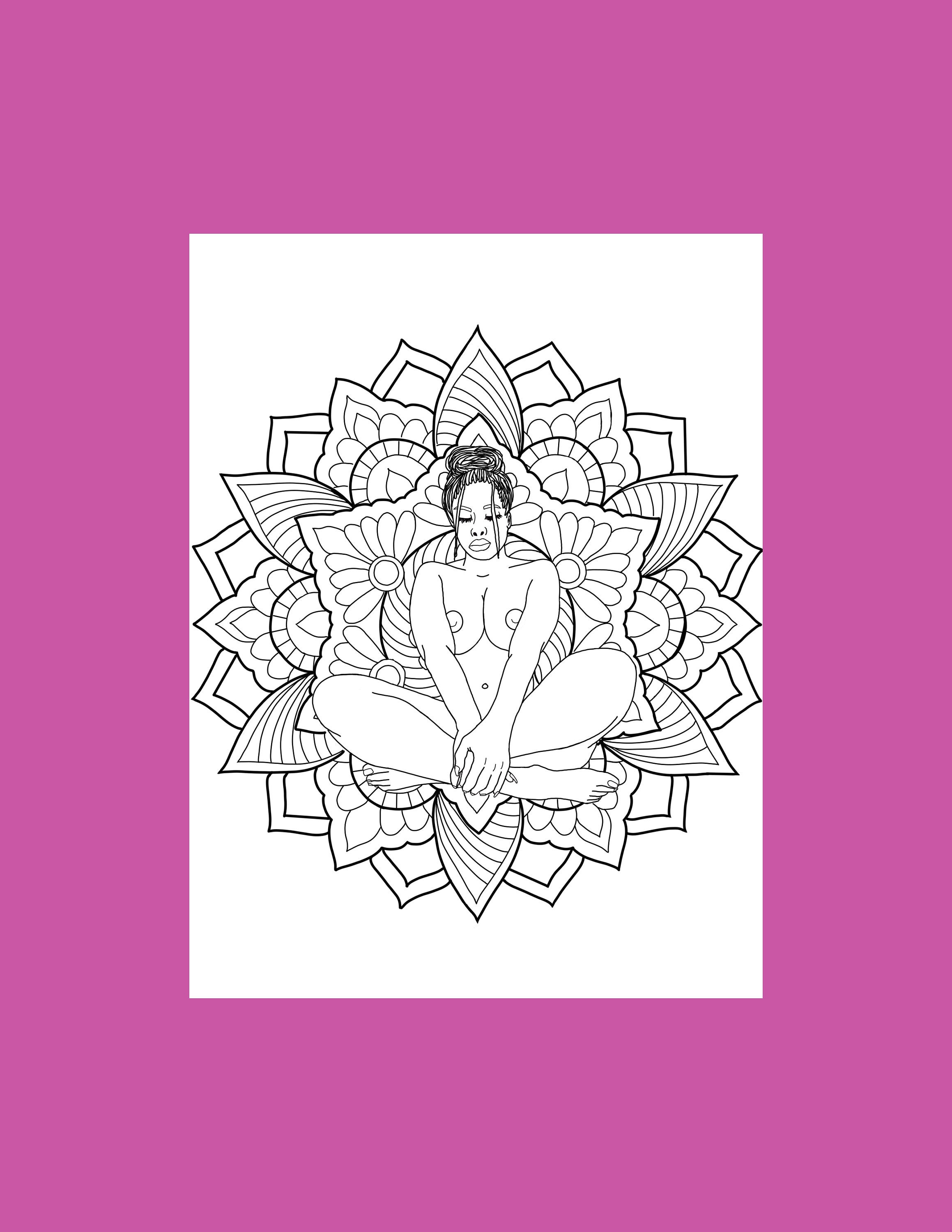 Mandala Erotik Malseite, Digitaler Kunstdruck, Plus Size Line Art,  Meditation digitaler Download, Sex Positive Schlafzimmer Deko, Erwachsene  Ausmalbilder - Etsy.de