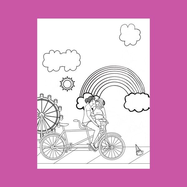 Lesbian Sex Coloring Pages - Etsy