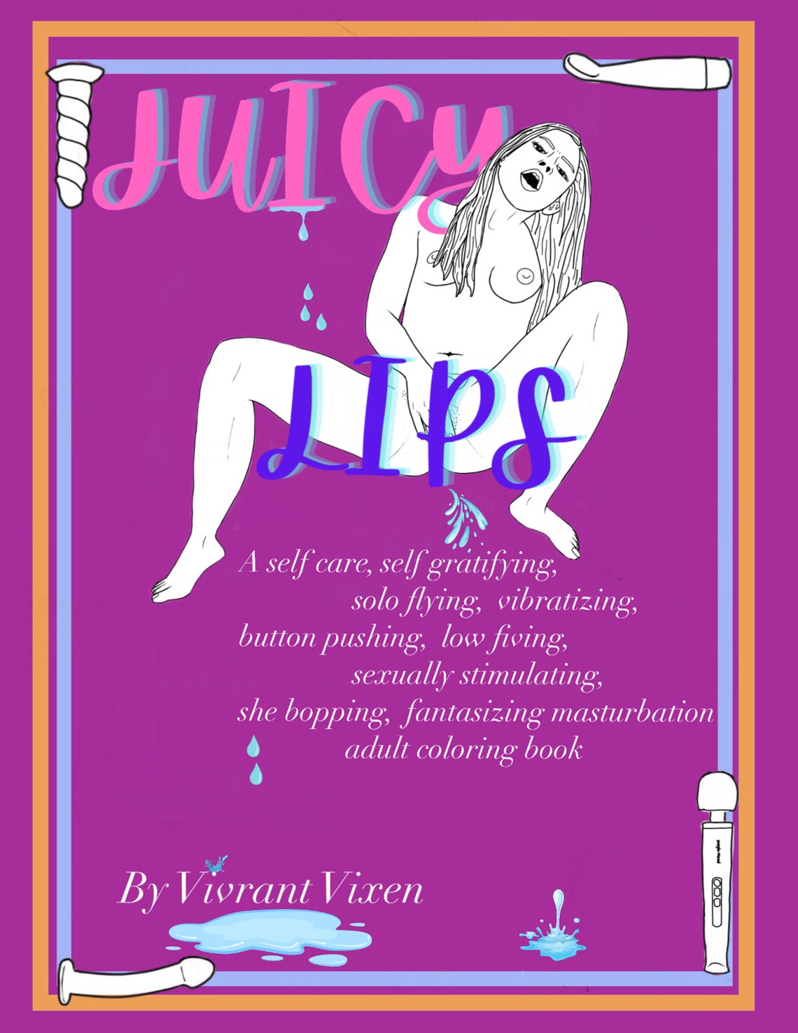 Vagina Digital Coloring Book Erotic Art Book Pussy Line Etsy