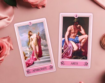 Aphrodite Tarot |Tarot of Aphrodite®| Venus Tarot | Goddess Tarot | Romantic Tarot | Greek Mythology Tarot