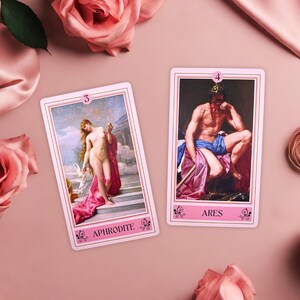 Aphrodite Tarot |Tarot of Aphrodite®| Venus Tarot | Goddess Tarot | Romantic Tarot | Greek Mythology Tarot