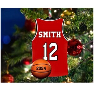 Basketball Ornament, Holiday, Custom Ornament, Photo Ornament, Christmas, Basketball Keepsake, Basketball Gift