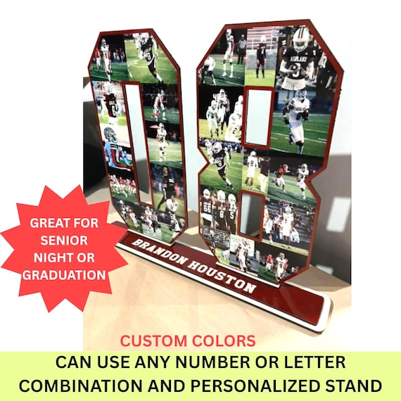 Custom Photo Stand, Senior Night, 2026 senior, High School Spirit, High School Graduation, Senior Gift, Cake Stand, Senior Night, Birthday