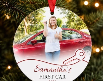 First Car Ornament, New Driver Ornament, Teenage Ornament, Teen Driver Ornament, New License Ornament