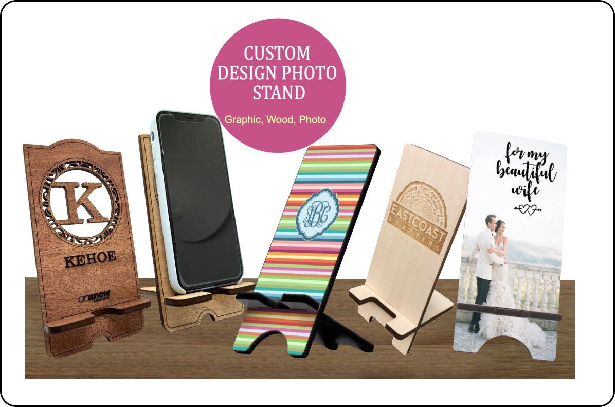 Cell Phone Stand. Custom Phone Stand Floral Phone Stand Gift Etsy
