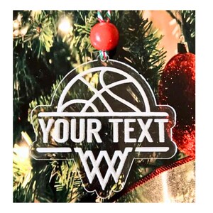 Basketball Ornament, Basketball, Keepsake Ornament, Christmas Ornament, Holiday, Basketball Keepsake, basketball Gift
