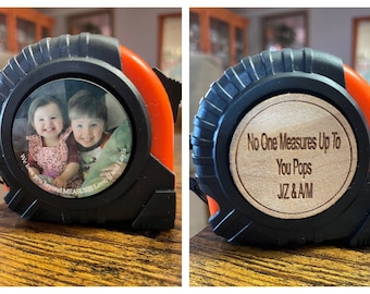 Custom tape Measure, Father's Day gift, personalized tape measure, Engraved Tape Measure, Custom Dad Gift, grandfather Gift