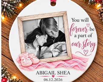Personalized Baby Memorial Ornament Hold You in Heaven Miscarriage Christmas Ornament Infant Loss Keepsake Pregnancy Loss Sympathy Gift