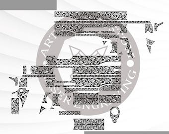 Colt 1911 Government Svg-rolontwerp, rolwerk, lasertag, lasermarkeerbestand, lasersnijden, klaar voor Ezcad, voor lasergravure.