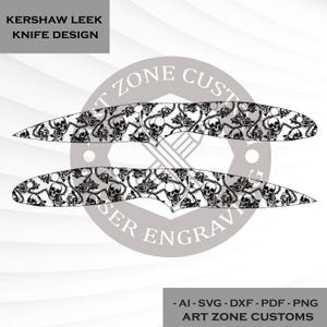 Kershaw Leek Knife Design ,SvgFile , Custom Art , Lasercutting File , Ezcad Ready For Laser Engraving. image 2