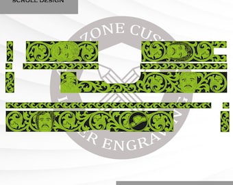 Glock 19 gen 3 SVG-scrollontwerp, rolwerk, SVG-bestand, lasertag, lasermarkeerbestand, lasersnijden, klaar voor Ezcad, voor lasergravure.