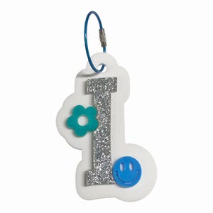 Letter Initial Keychain