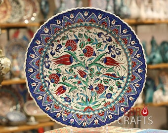 Whimsical Peacock Art,7.75 Hand Painted Decorative Whimsical Peacock Plate and Easel,Peacock Art,Peacock Plate and Easel,Peacock Plate Gift