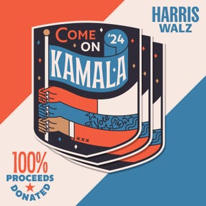 Come On, Kamala Vinyl Die Cut Stickers | Harris-Walz 2024 | Kamala Harris for President | Vote