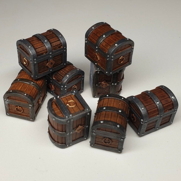 28mm Scale Fantasy Chests Set of 8