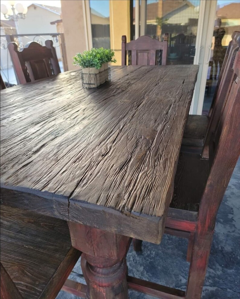 Sacramento Dining Table. This Set Includes One Table and 6 Chairs. Etsy