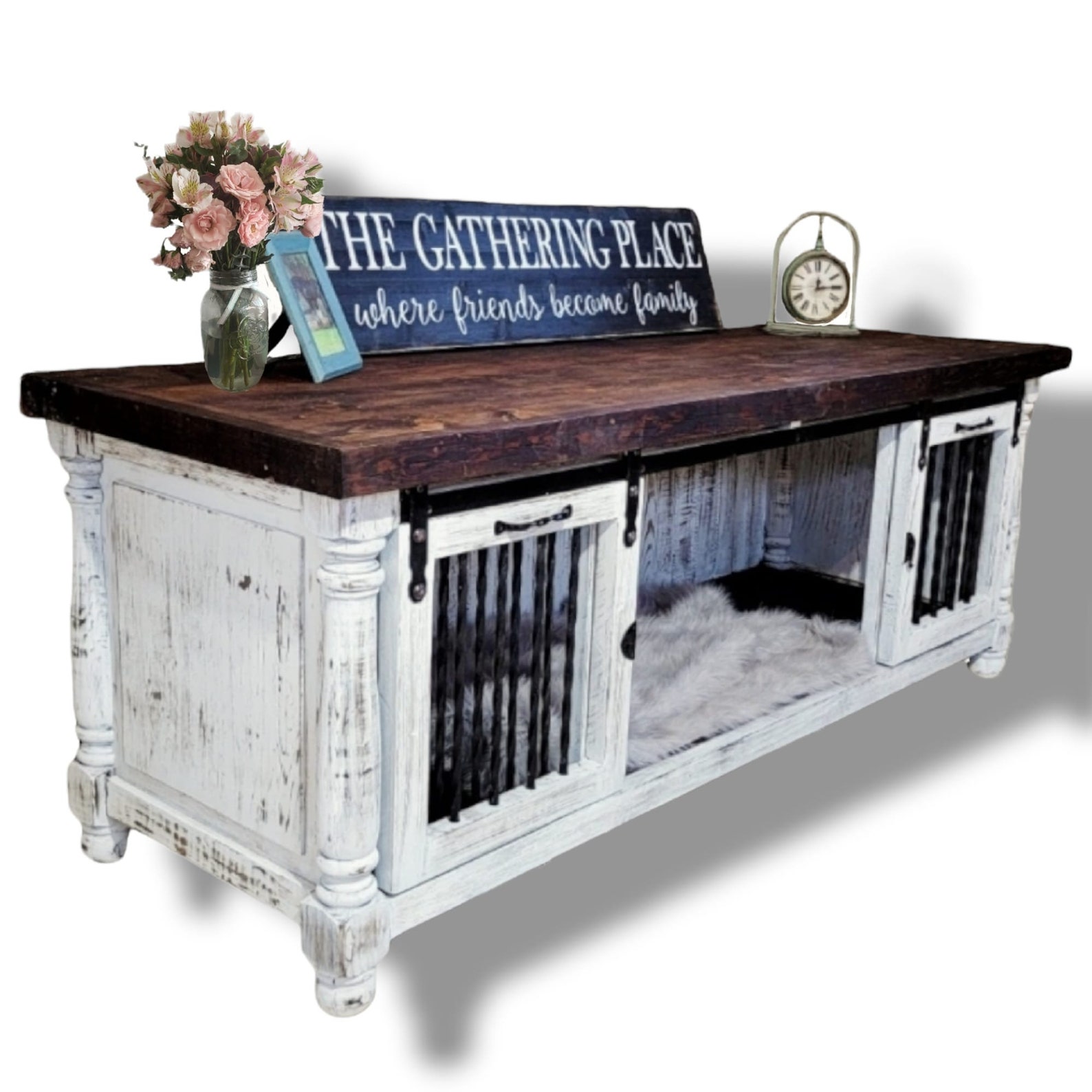 Wooden Dog Kennel Etsy