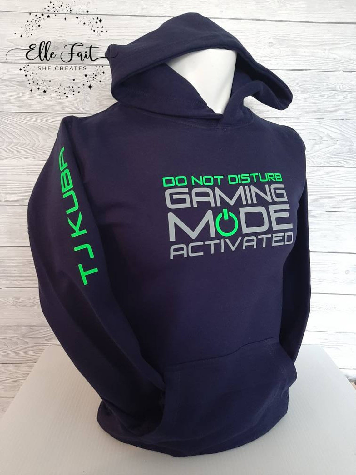 personalised gaming hoodie