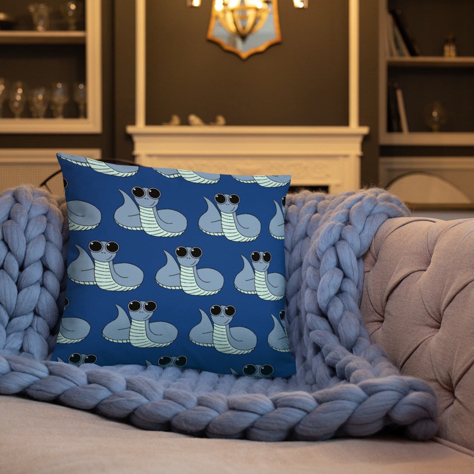 Lil Snake Basic Pillow Snake Pillow Cute Snake Pillow Etsy