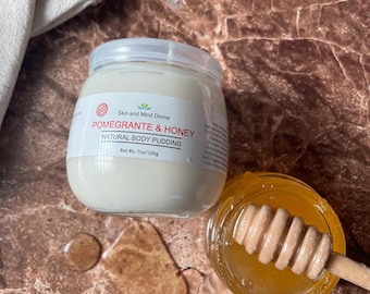 Pomegranate Honey Body Pudding: Natural Moisturizer for Dry Skin