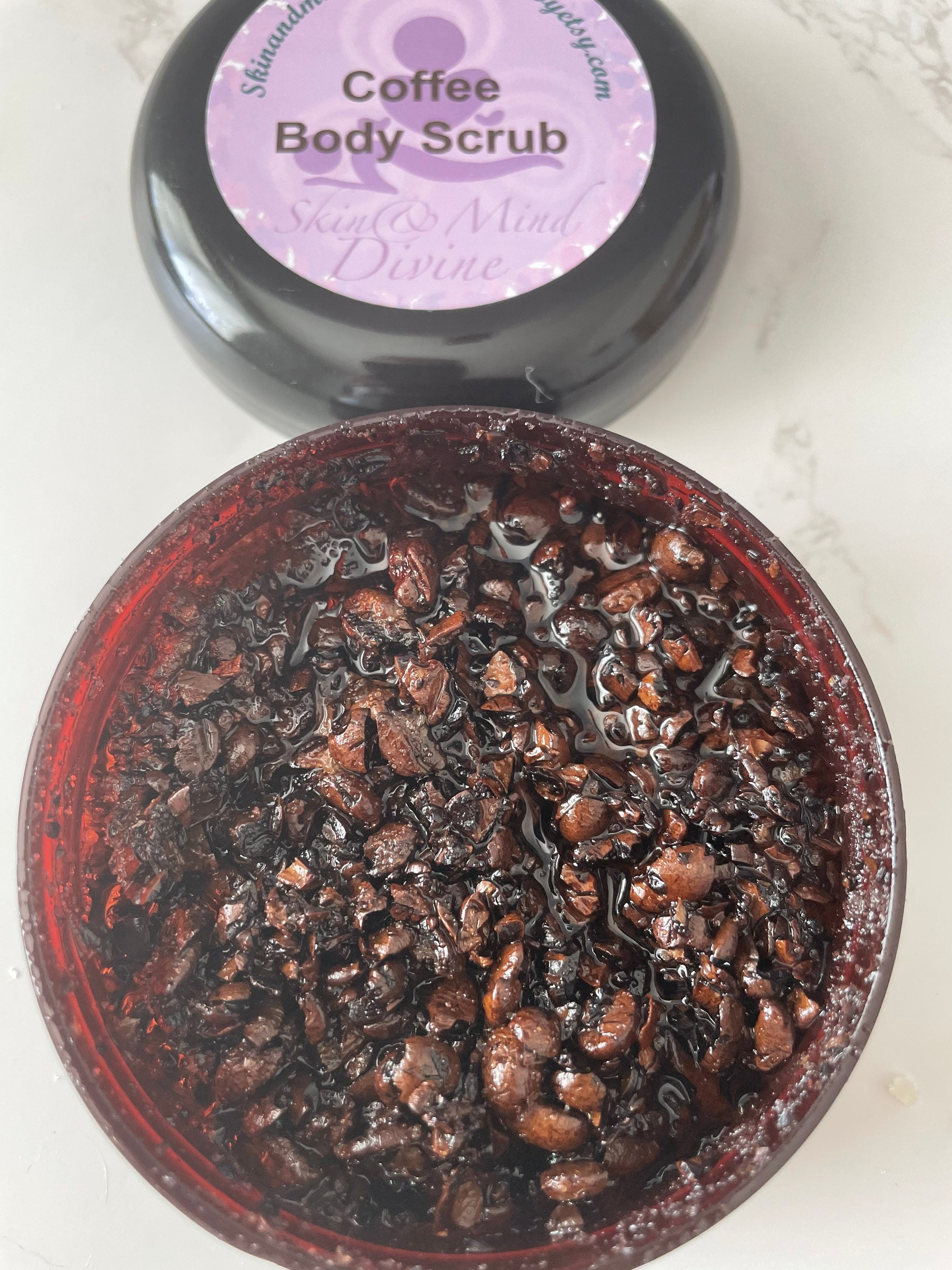 Coffee Bean Sugar Scrub Natural Exfoliating Body Scrub Etsy