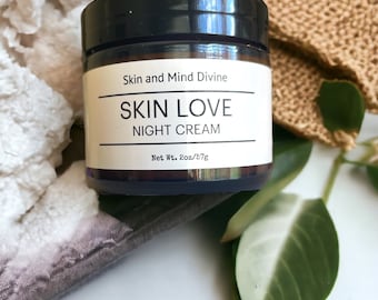 Crema antiossidante da notte: burro di tè verde, vitamina C - pelle secca/matura