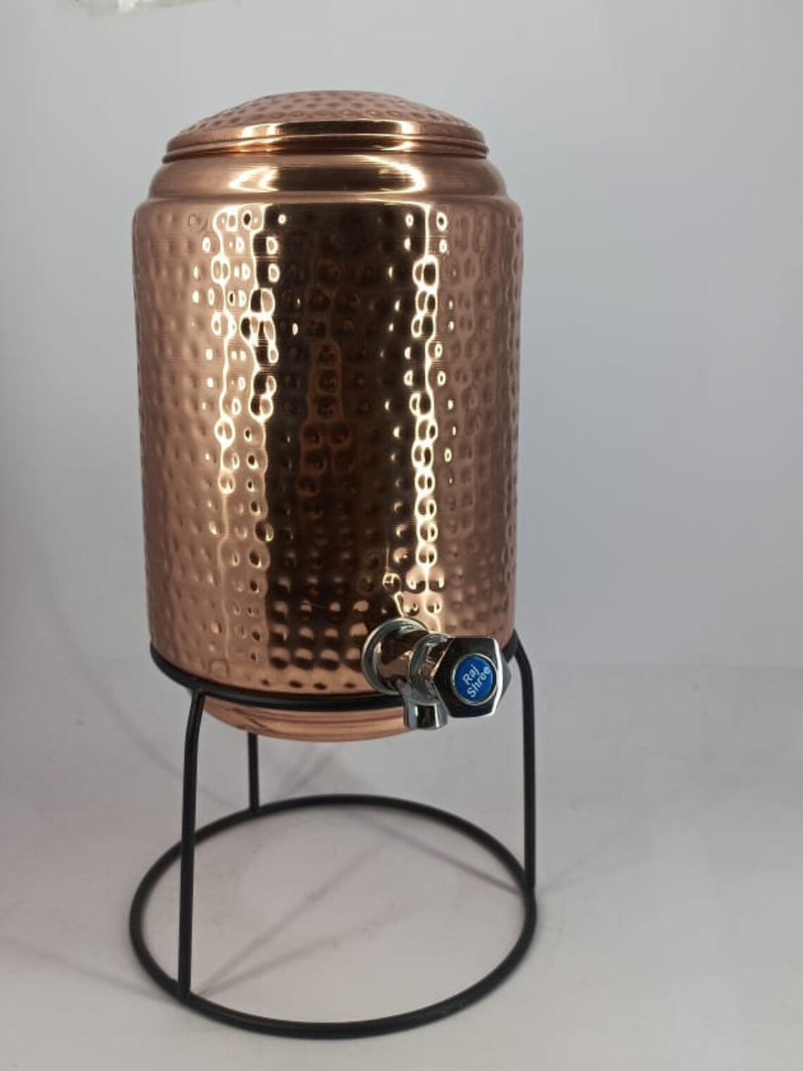 Hammered Copper Water Dispenser Ayurvedic Health Benefits Etsy