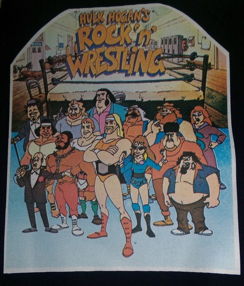 Hulk Hogan's Rock N Wrestling Heat Transfer Snuka, Albano, Andre the