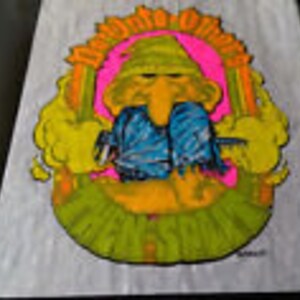 Vintage DO UNTO OTHERS Then Split Roach Iron On Transfer 1972 Screw