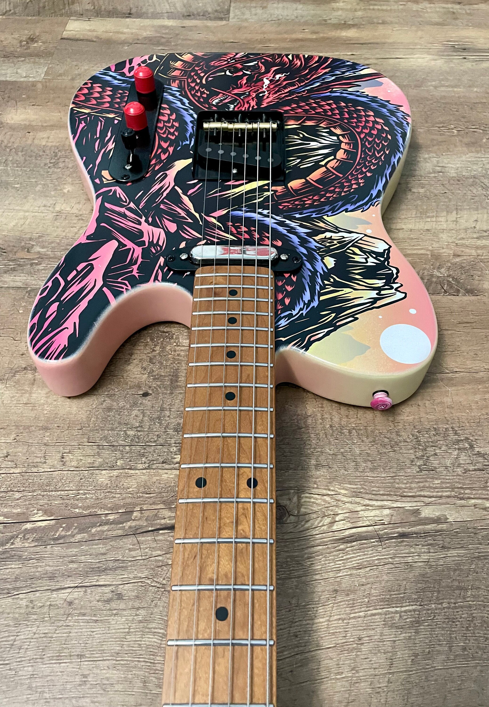 Dragon Custom Telecaster Guitar - Etsy
