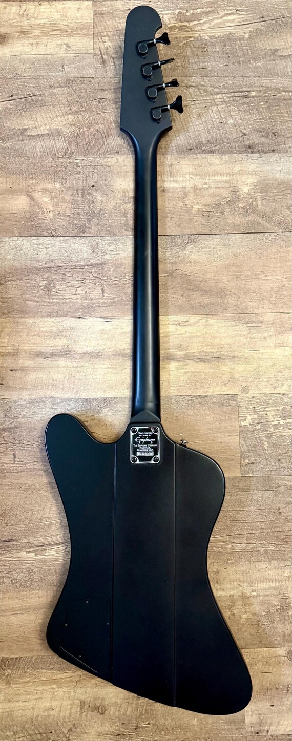 Epiphone Thunderbird IV Bass Guitar – Hand-painted Dragon Artwork