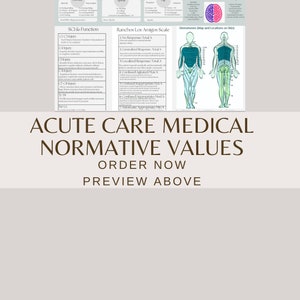 Occupational Therapy Inpatient/Acute Care Cheat Sheet