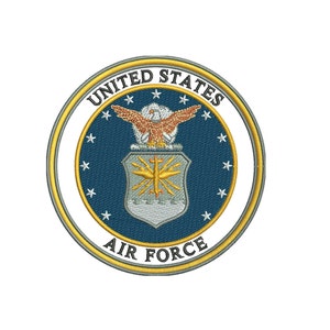 AIR FORCE EMBLEM u.s military logo,u.s army patch| 3 sizes